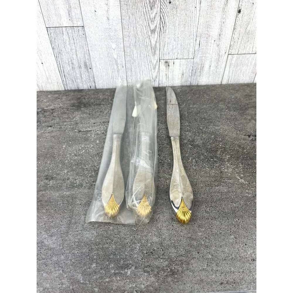 Golden Kingswood Stainless Dinner Knives Set of 3